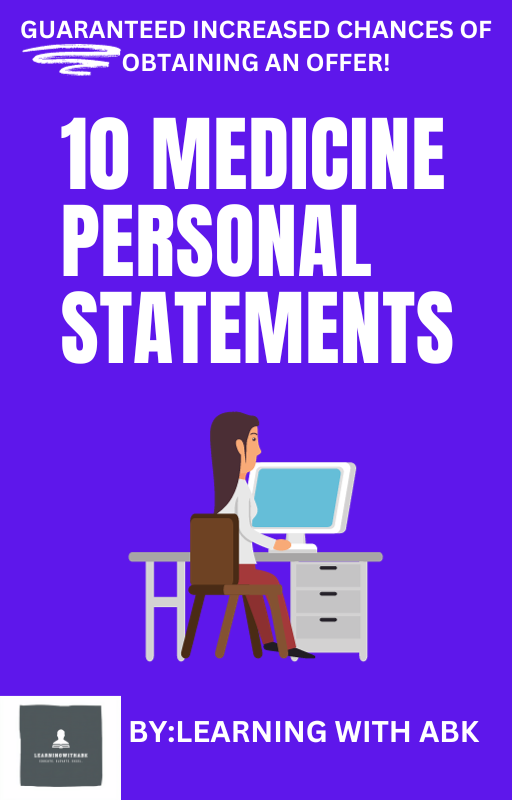 10 OFFER RECEIVED - MEDICINE PERSONAL STATEMENTS
