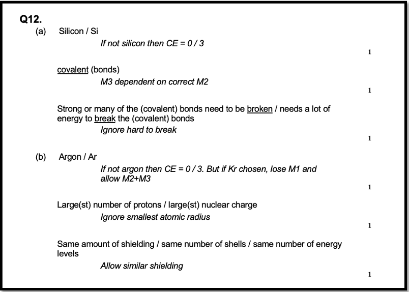 EXAM PRO QUESTIONS - AQA A-LEVEL CHEMISTRY