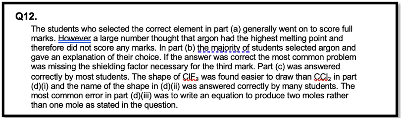 EXAM PRO QUESTIONS - AQA A-LEVEL CHEMISTRY