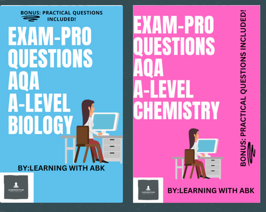 AQA A-level Biology and Chemistry EXAMPRO Bundle - WITH 2024 PAPERS!