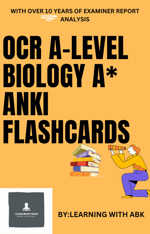 OCR BIOLOGY (A) ANKI FLASHCARDS - MY GUIDE TO AN A*