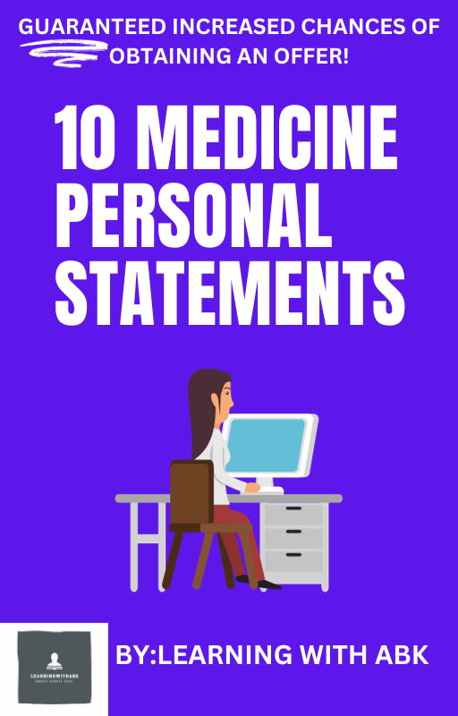 10 OFFER RECEIVED -  MEDICINE PERSONAL STATEMENTS