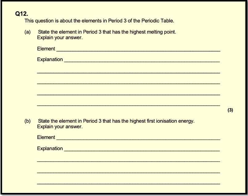 EXAM PRO QUESTIONS - AQA A-LEVEL CHEMISTRY + 2024 EXAM PAPERS