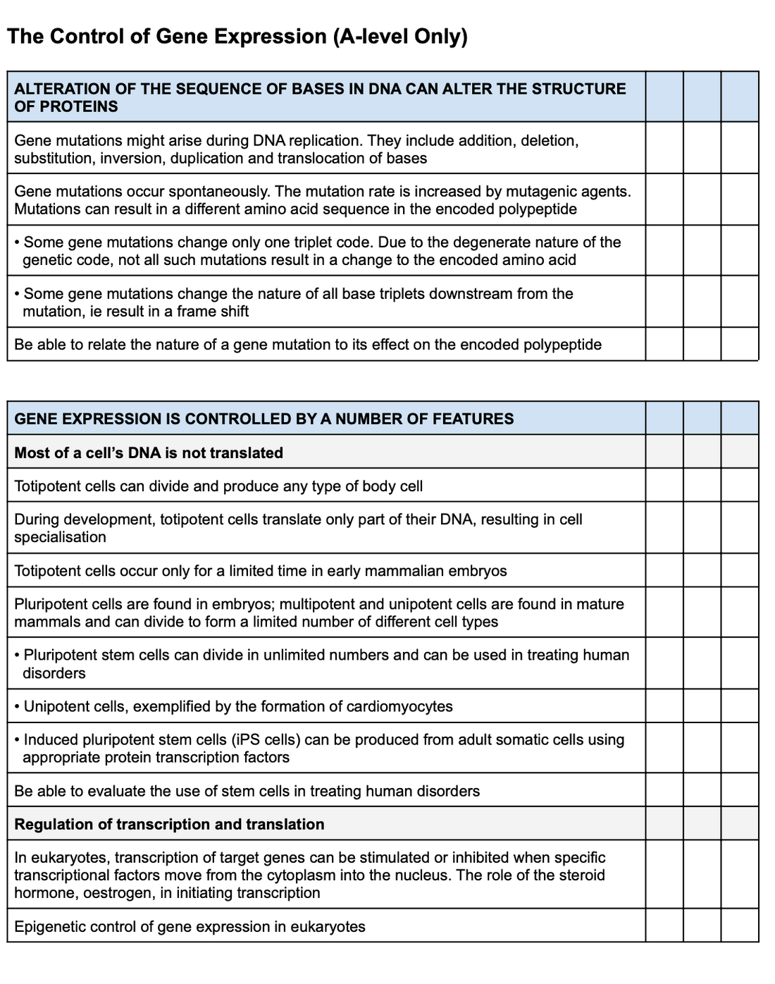 essay titles aqa a level biology