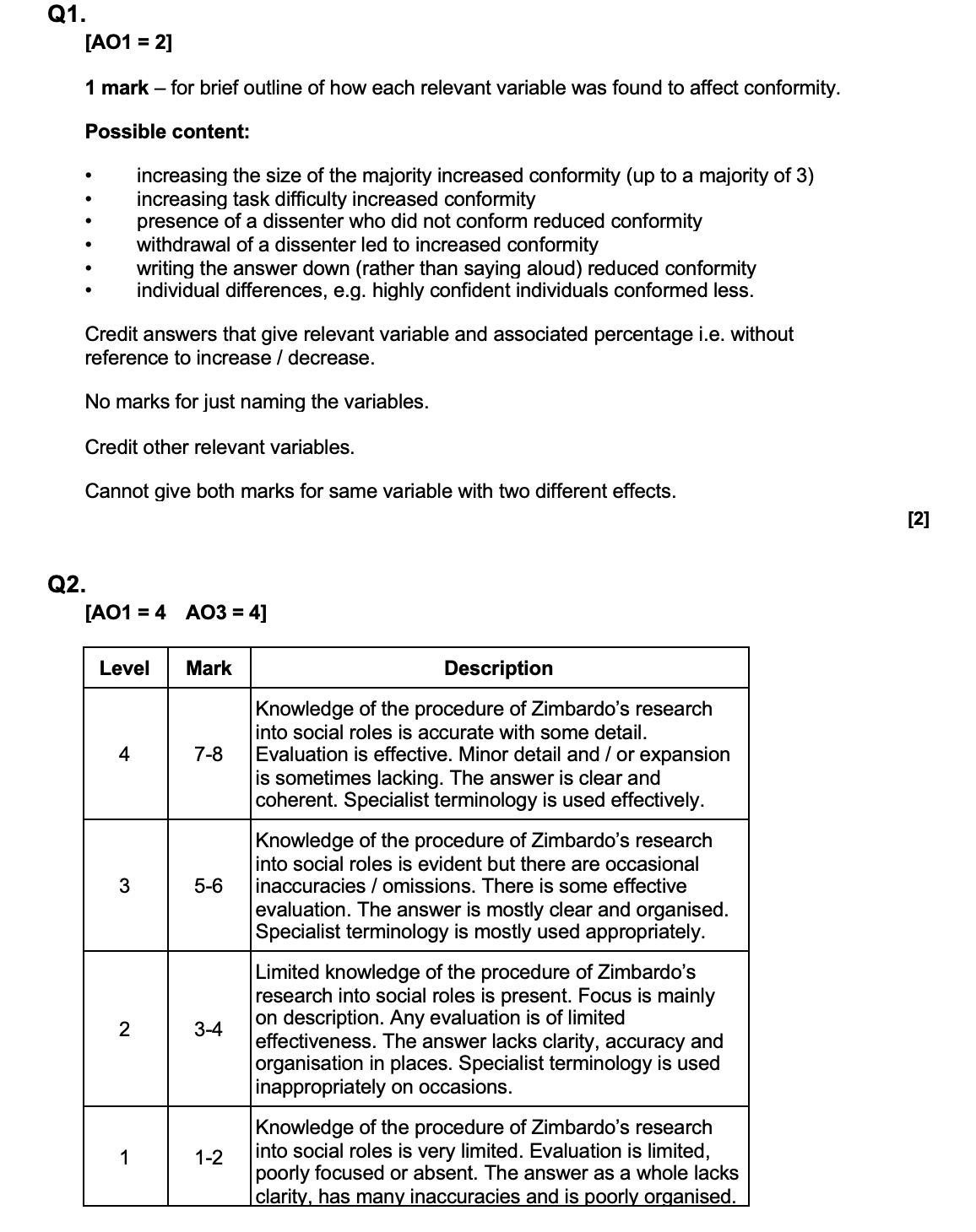 EXAM PRO QUESTION BANK: AQA A-LEVEL PSYCHOLOGY + 2024 Exam papers