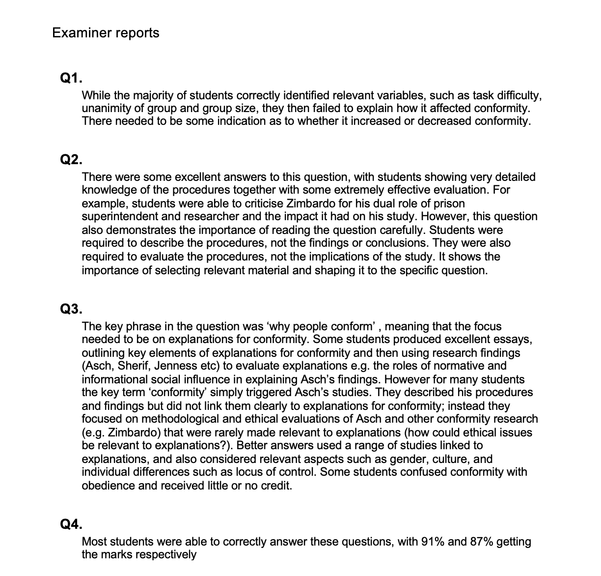 EXAM PRO QUESTION BANK: AQA A-LEVEL PSYCHOLOGY + 2024 Exam papers