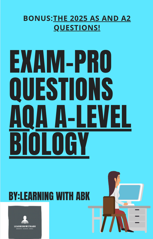 EXAMPRO QUESTION BANK- AQA A-LEVEL BIOLOGY + 2025 Papers