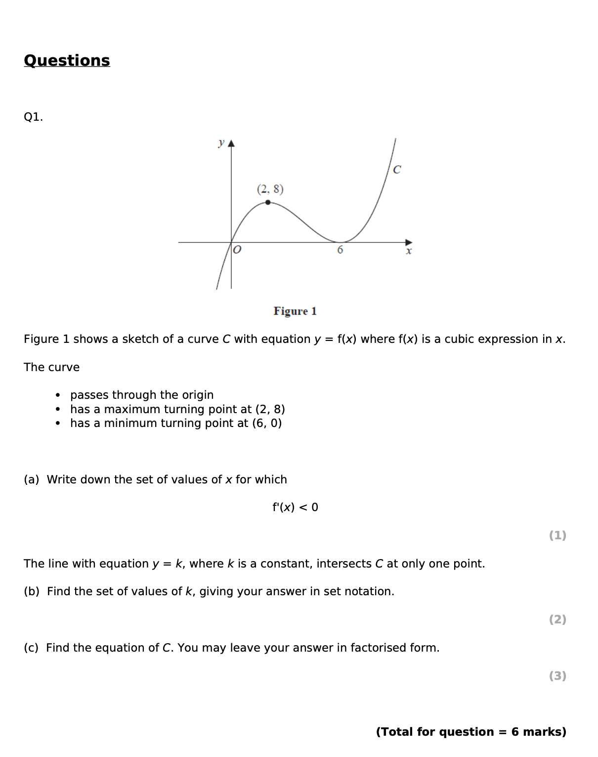 EXAM-WIZARD QUESTIONS - EDEXCEL A-LEVEL MATHS